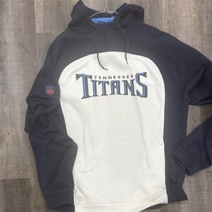 Reebok Navy and White Men's Hoodie